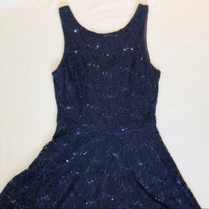 Midnight Blue Sparkle Dress